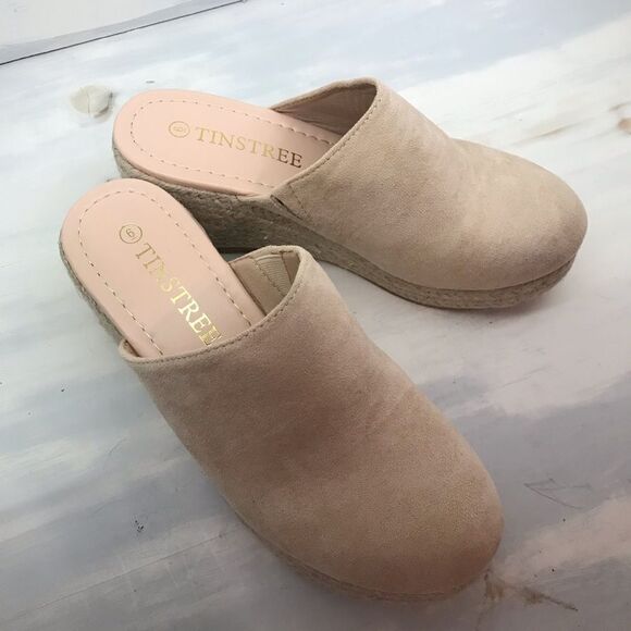 NWOB!!! Tinstree Mule Wedges - Picture 2 of 7